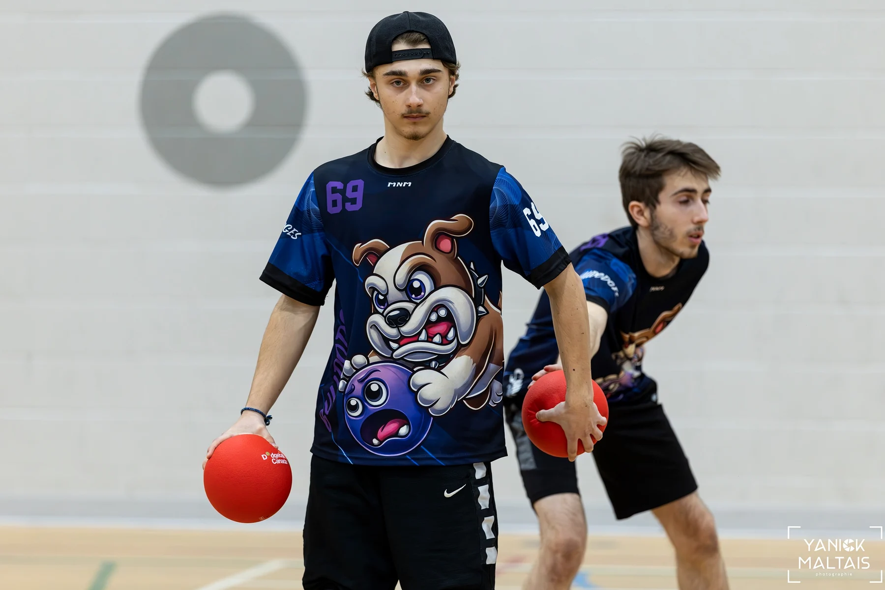 Joueurs des Bulldodges pendant un tournoi