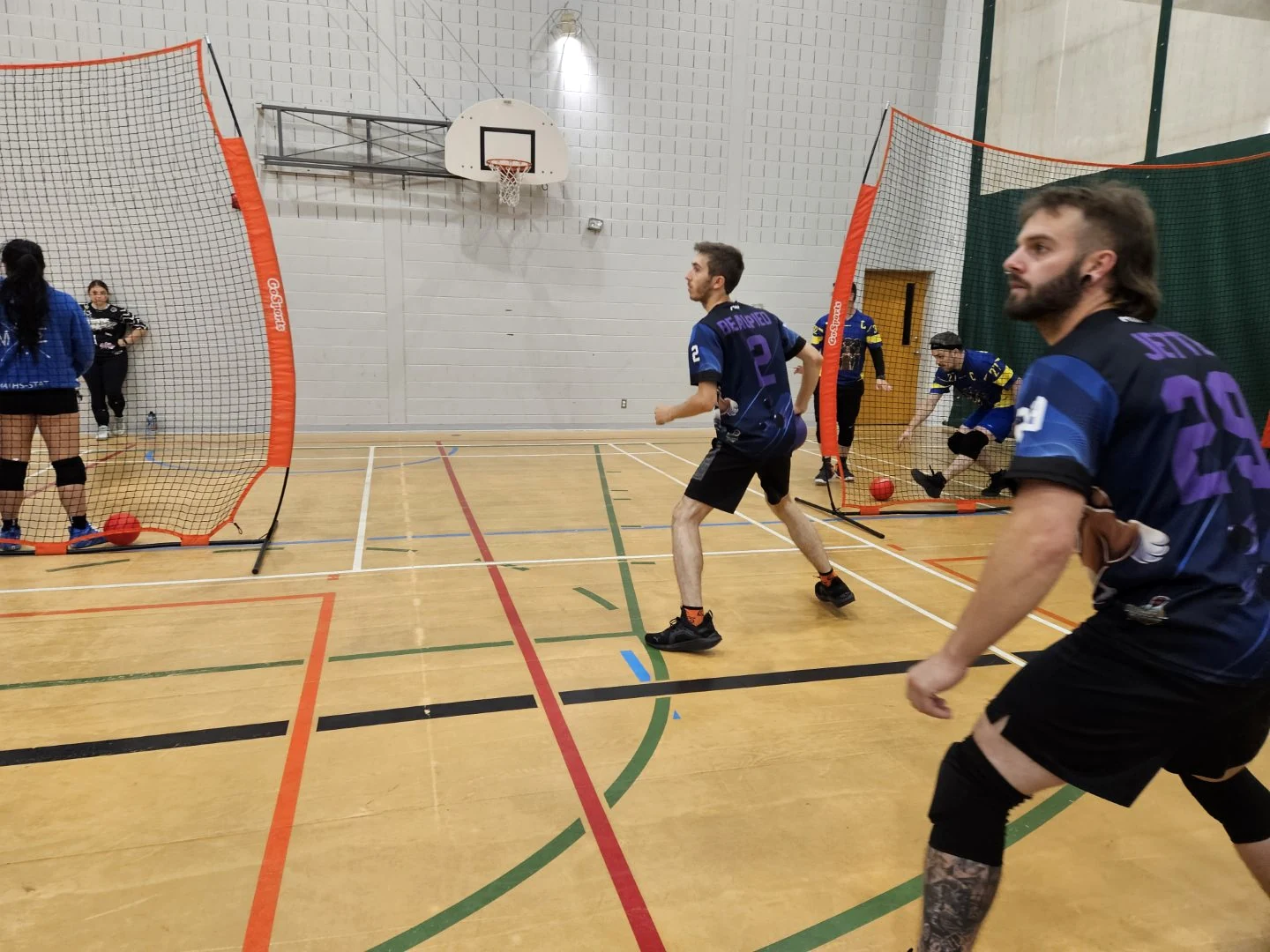 Les Bulldodges en action pendant un tournoi